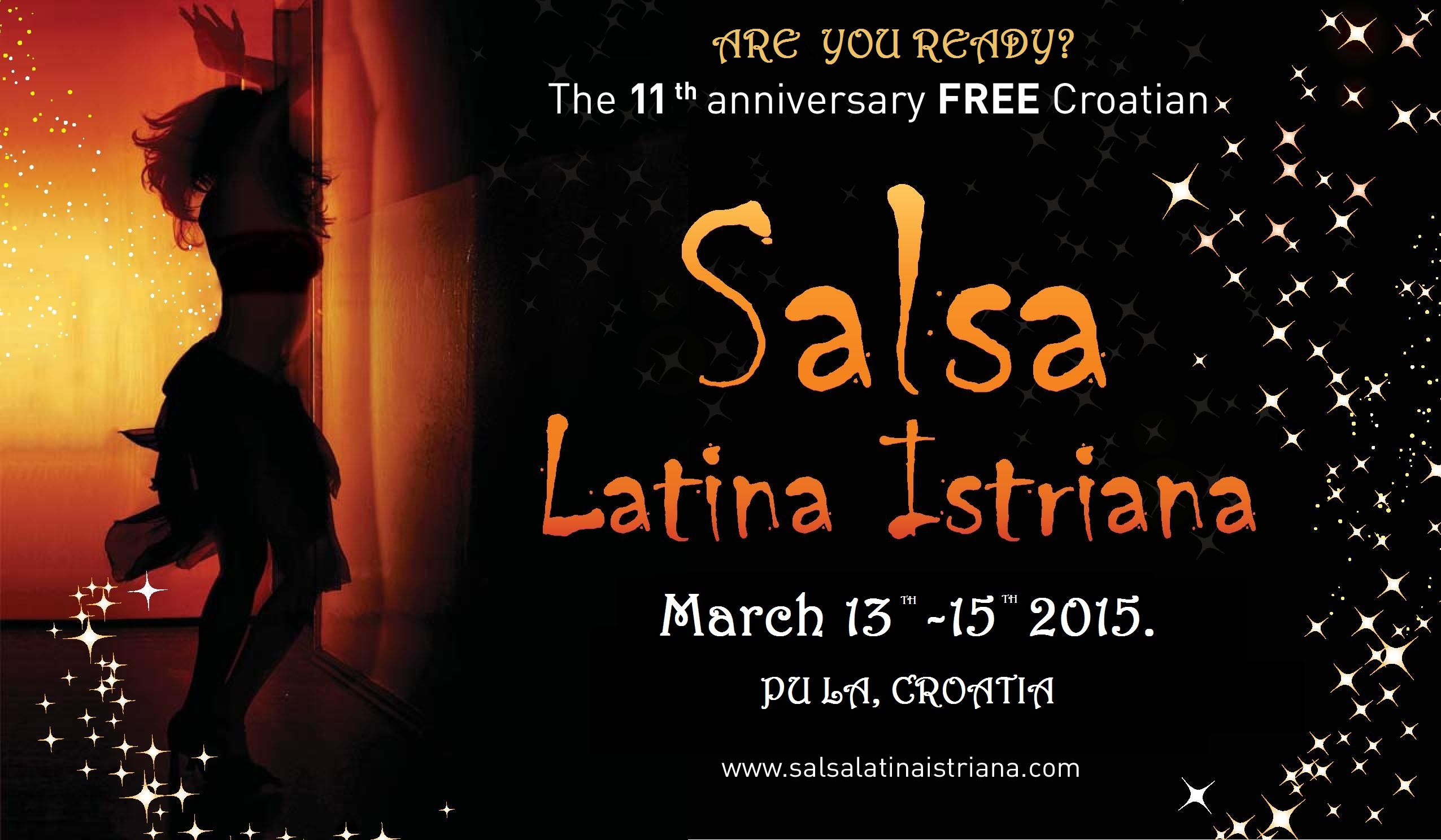 11. Besplatni Festival Plesa „SalsaLatinaIstriana“ – 13.-15.03.2015.